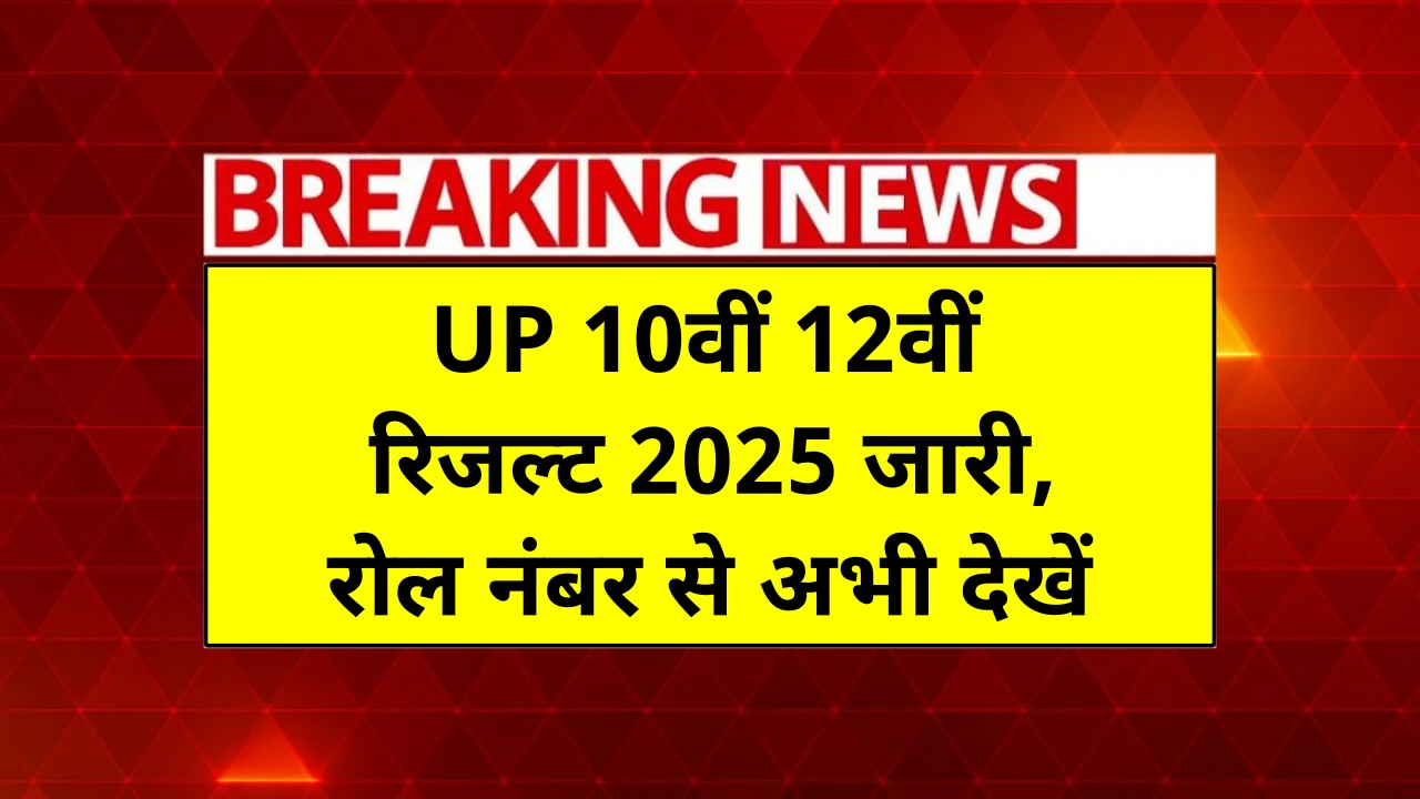 UP 10th 12th Result 2025